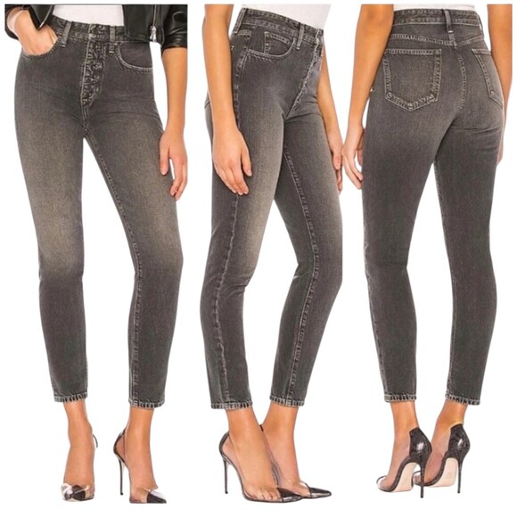 We Wore What x Joe's Jeans High Rise Button Fly Vintage Straight Pants - Picture 1 of 8